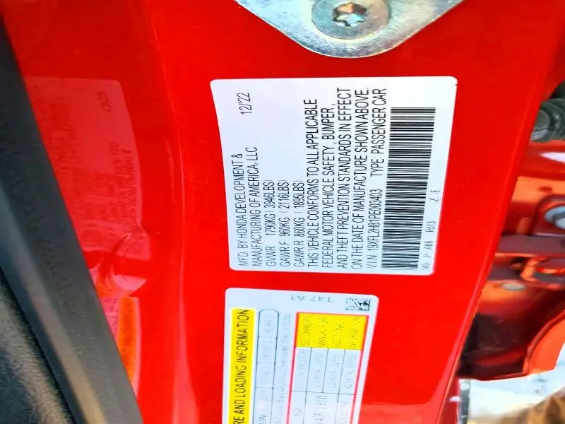 2023 HONDA CIVIC SPORT  