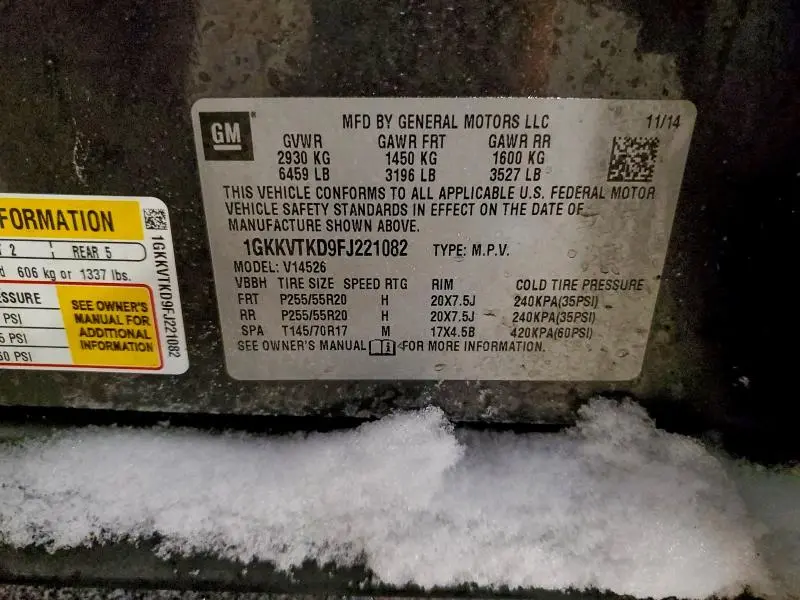 2015 GMC ACADIA DENALI  