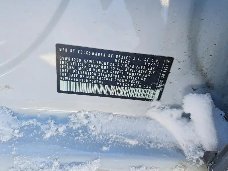 2018 VOLKSWAGEN GTI S/SE  