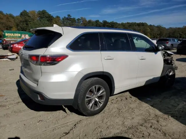 2015 TOYOTA HIGHLANDER XLE  