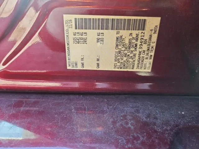 2017 NISSAN MAXIMA 3.5S  