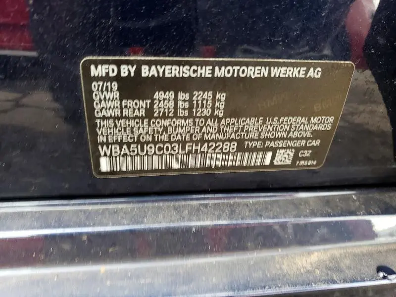 2020 BMW M340XI   