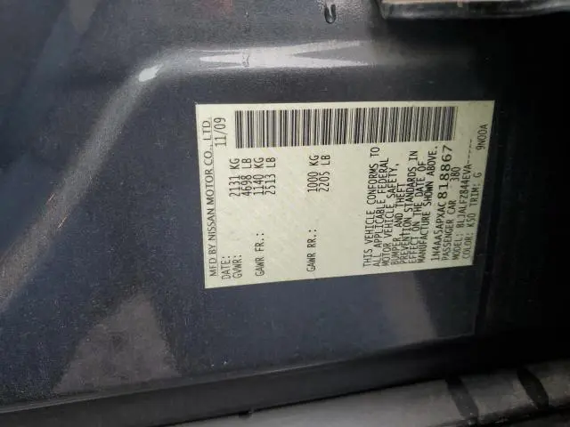 2010 NISSAN MAXIMA S  