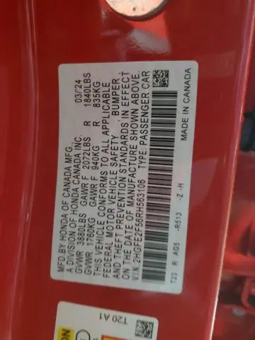 2024 HONDA CIVIC SPORT  