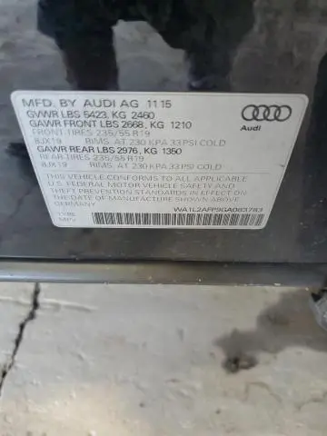 2016 AUDI Q5 PREMIUM PLUS  