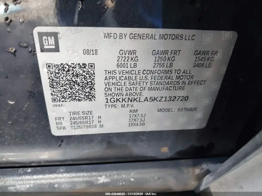 2019 GMC ACADIA SLE-1