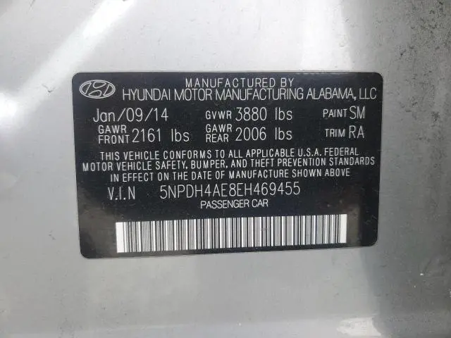 2014 HYUNDAI ELANTRA SE