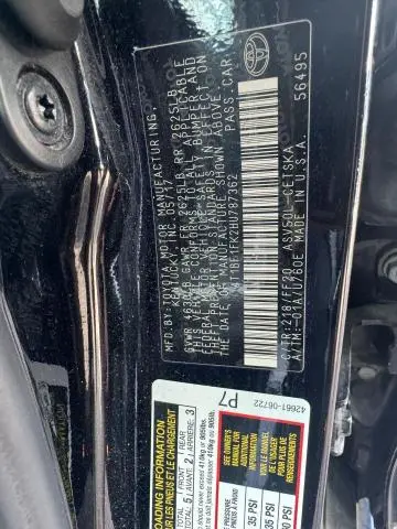 2017 TOYOTA CAMRY LE  