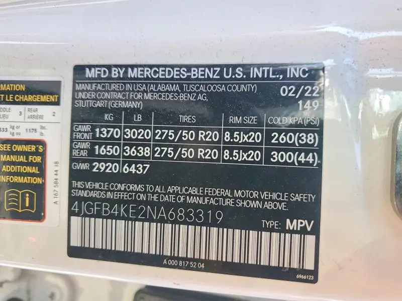 2022 MERCEDES-BENZ GLE 350 4MATIC  