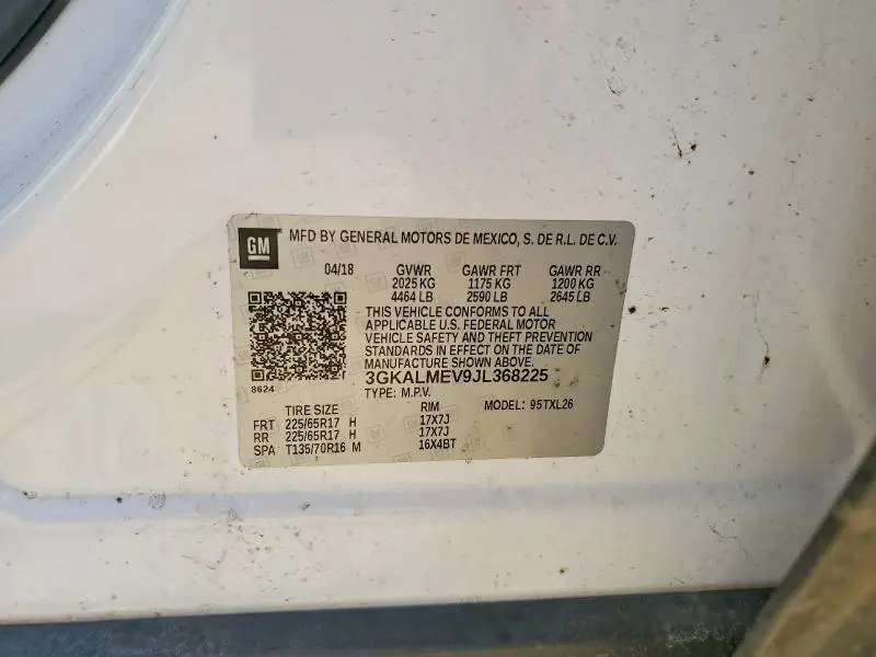 2018 GMC TERRAIN SLE  