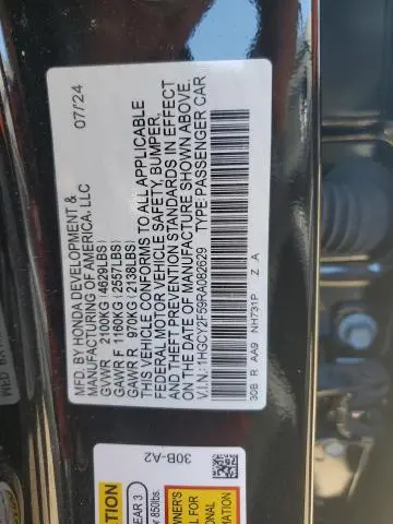 2024 HONDA ACCORD HYBRID SPORT  