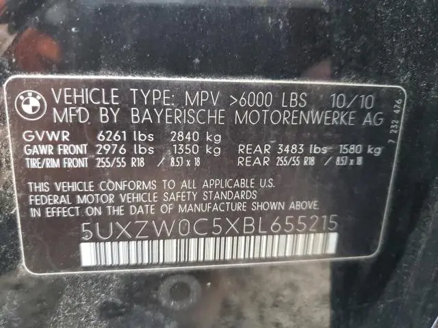 2011 BMW X5 XDRIVE35D  
