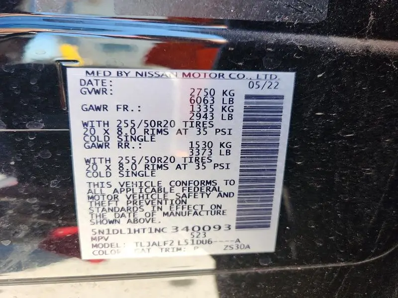 2022 INFINITI QX60 AUTOGRAPH  