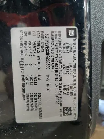 2011 GMC SIERRA K1500 SLE  