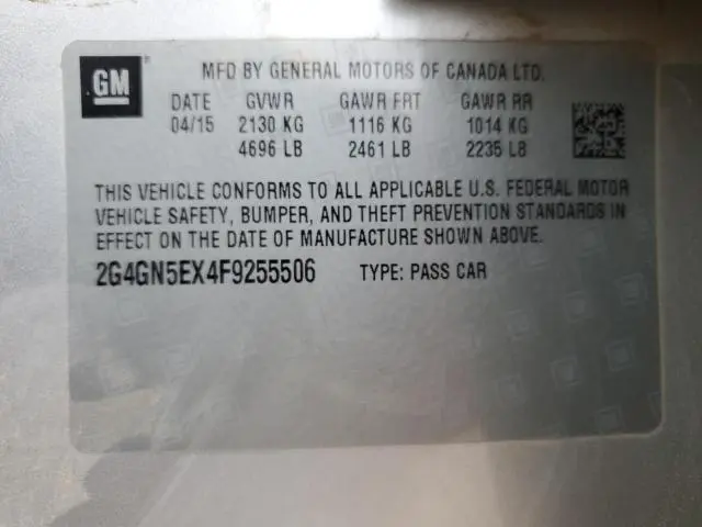 2015 BUICK REGAL PREMIUM  