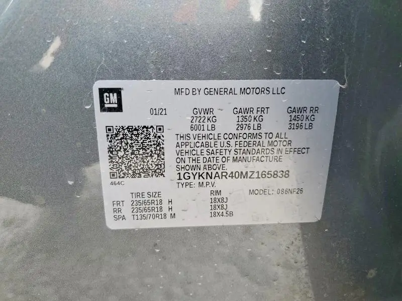 2021 CADILLAC XT5 LUXURY  