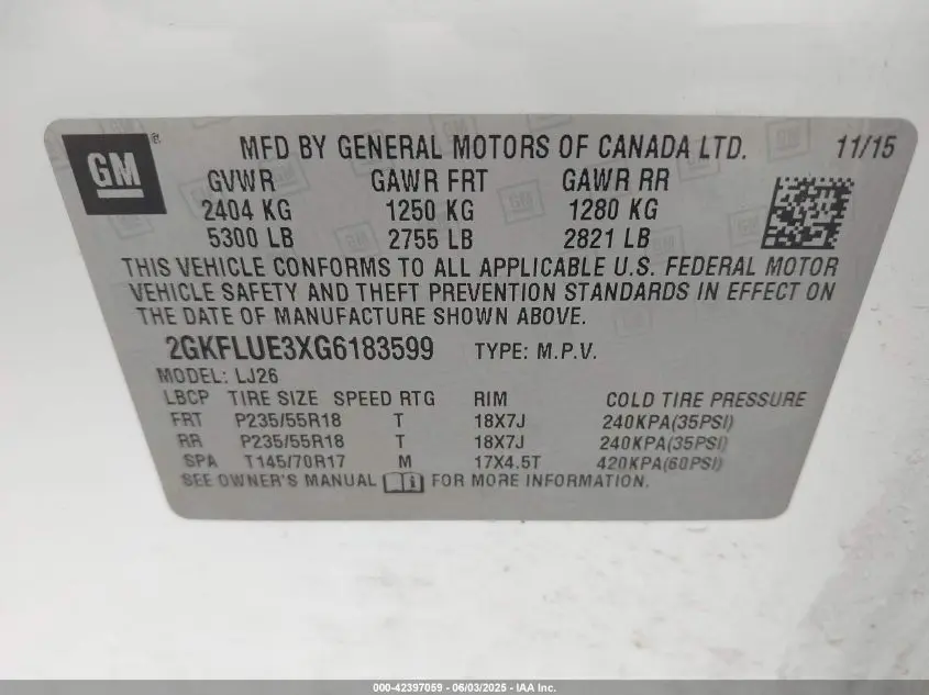 2016 GMC TERRAIN SLT