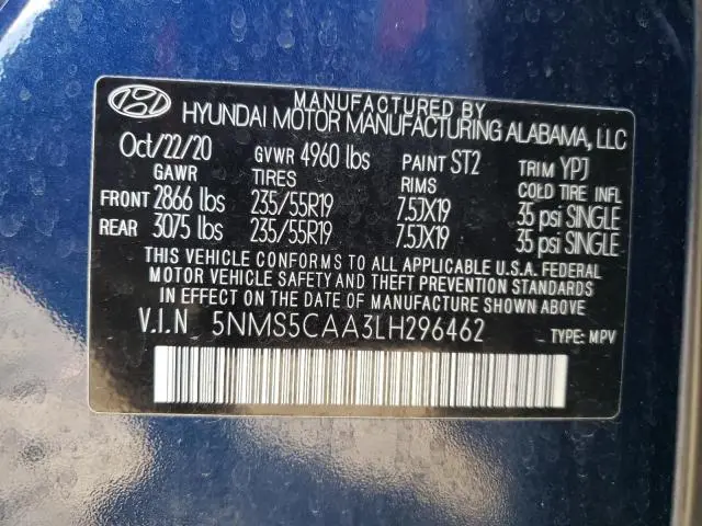 2020 HYUNDAI SANTA FE LIMITED  