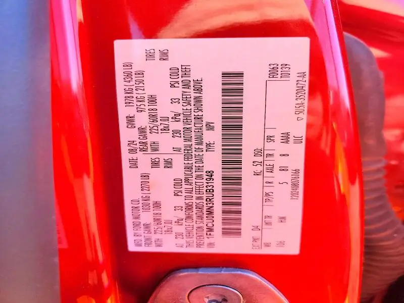 2024 FORD ESCAPE ST LINE  