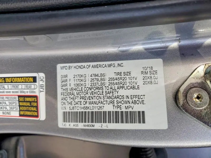 2019 ACURA RDX A-SPEC  