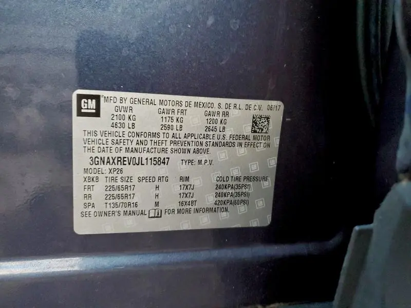 2018 CHEVROLET EQUINOX LS  