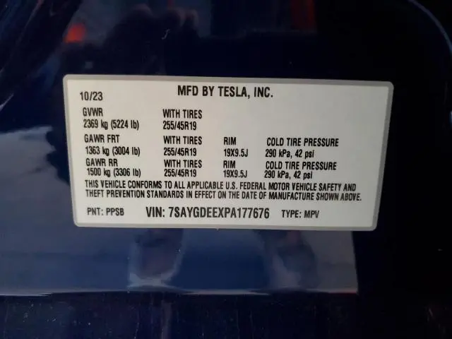 2023 TESLA MODEL Y   