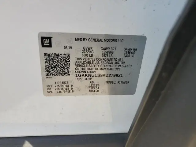 2019 GMC ACADIA SLT-1  