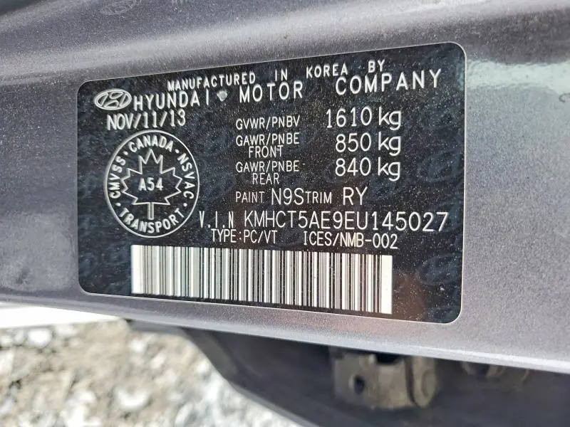 2014 HYUNDAI ACCENT GS  