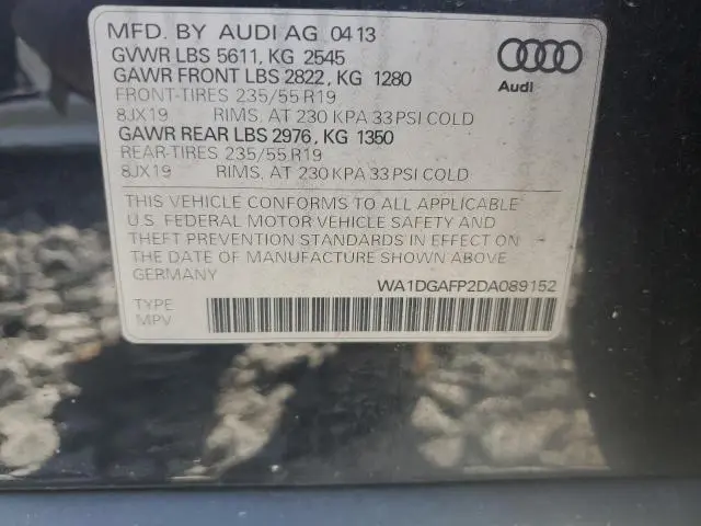 2013 AUDI Q5 PREMIUM PLUS  