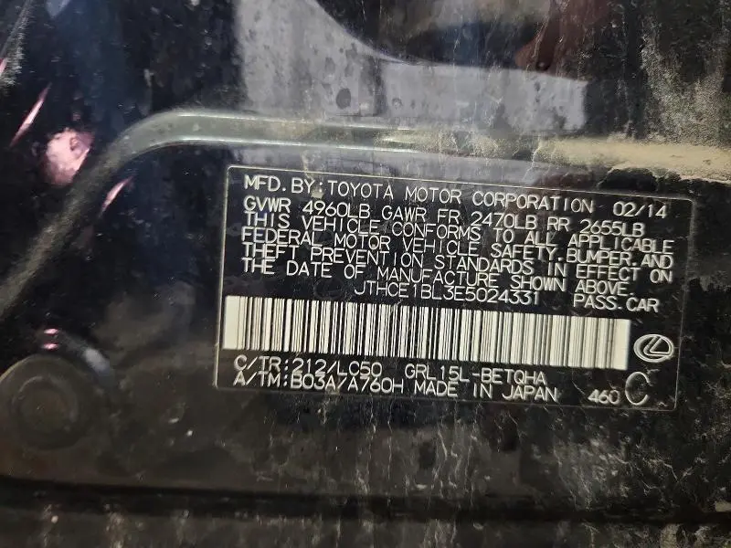 2014 LEXUS GS 350  