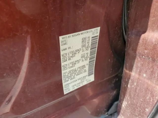 2016 NISSAN TITAN XD SL  