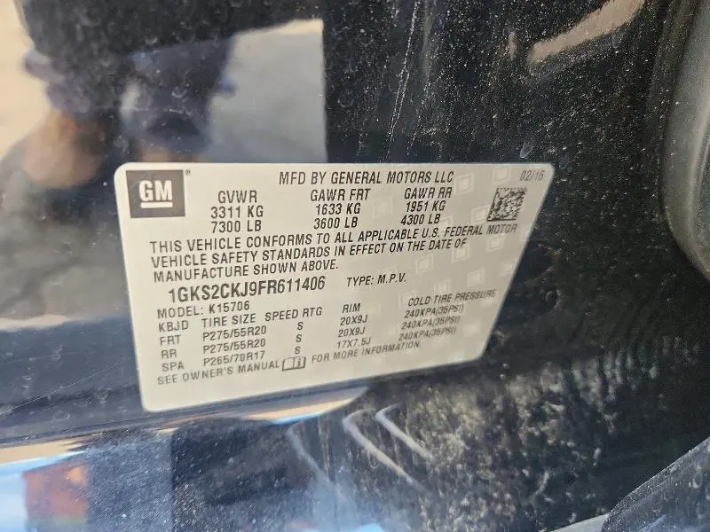 2015 GMC YUKON DENALI  