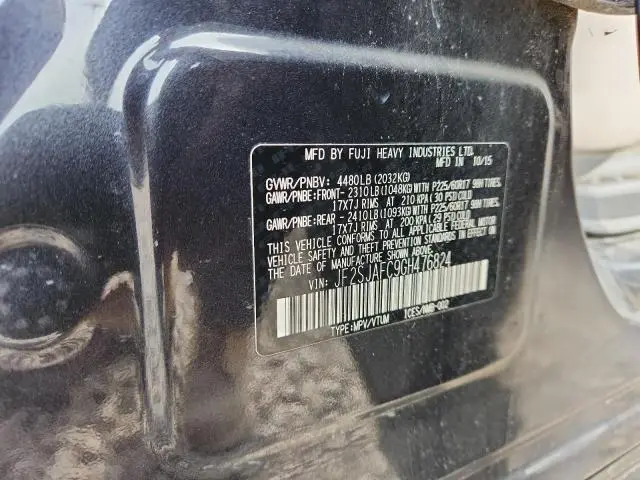 2016 SUBARU FORESTER 2.5I PREMIUM  