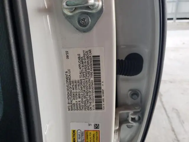 2022 HONDA ACCORD SPORT SE  