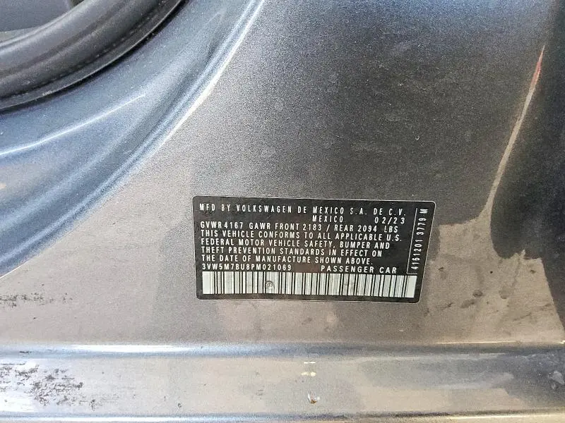 2023 VOLKSWAGEN JETTA S  