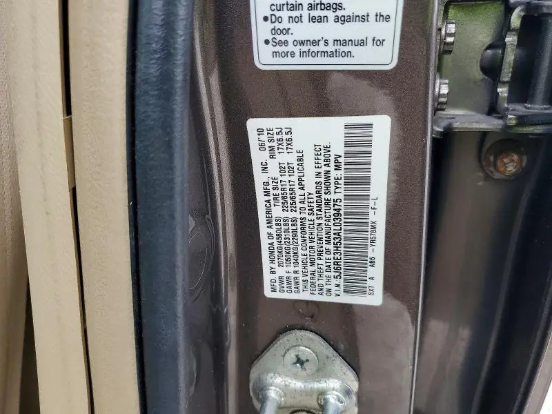 2010 HONDA CR-V EX  