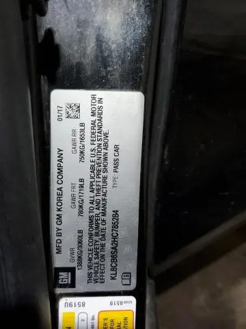 2017 CHEVROLET SPARK LS