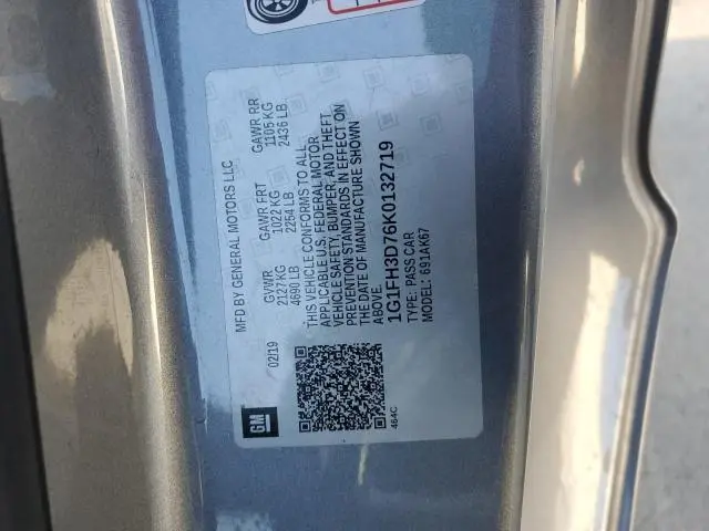 2019 CHEVROLET CAMARO SS  