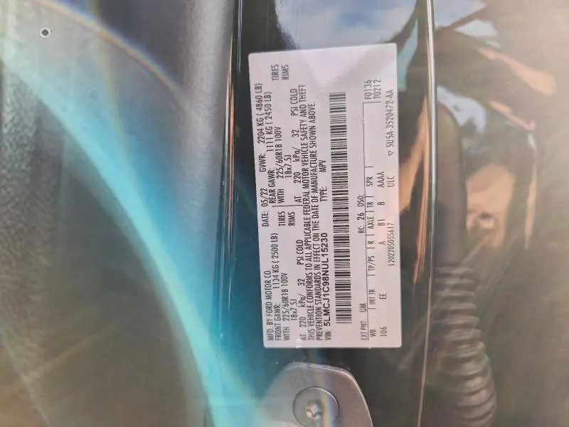 2022 LINCOLN CORSAIR   