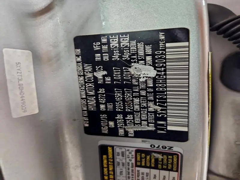 2017 HYUNDAI SANTA FE SPORT   