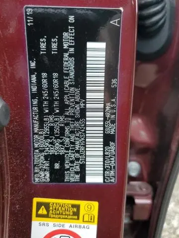 2019 TOYOTA HIGHLANDER SE  