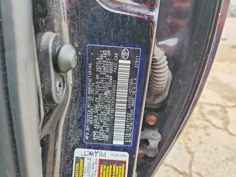 2014 TOYOTA CAMRY SE SPORT  