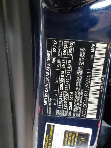 2018 MERCEDES-BENZ GLC 300 4MATIC  