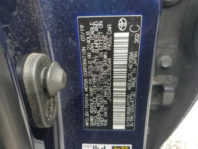 2020 TOYOTA COROLLA SE  