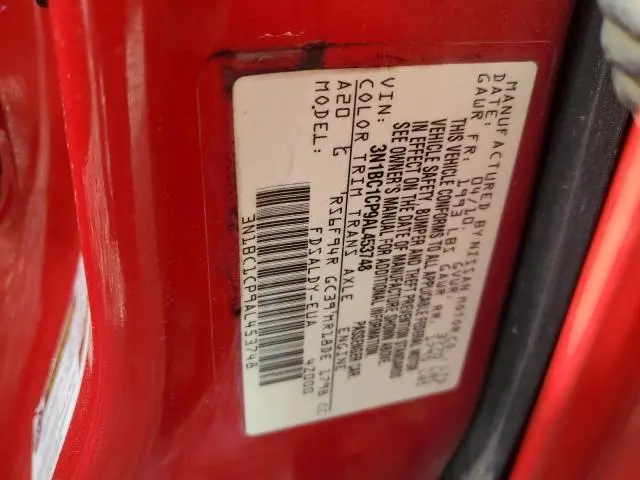 2010 NISSAN VERSA S  