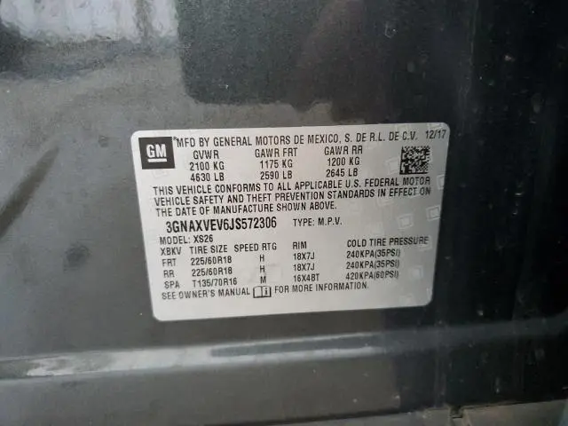 2018 CHEVROLET EQUINOX PREMIER