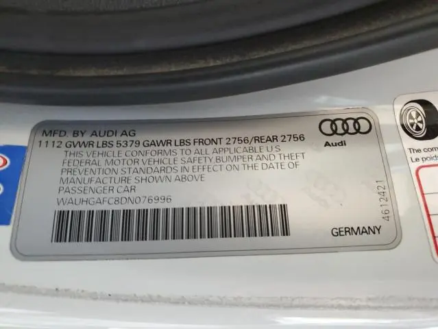 2013 AUDI A6 PRESTIGE