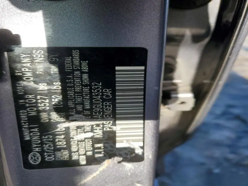 2016 HYUNDAI ACCENT SE  