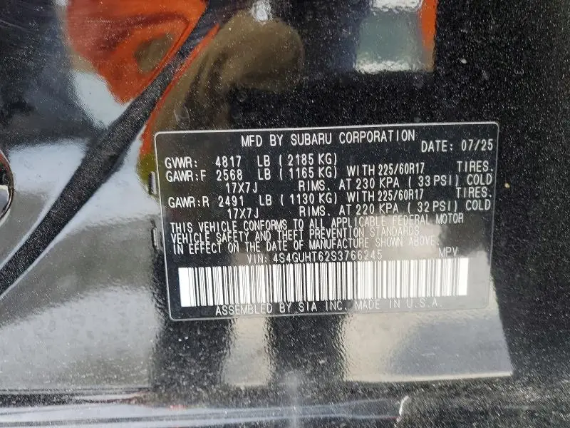 2025 SUBARU CROSSTREK WILDERNESS  