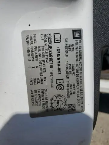 2010 CHEVROLET SILVERADO K1500 HYBRID  